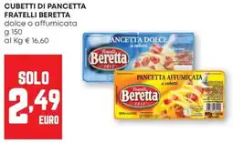Pam Cubetti di pancetta fratelli BERETTA offerta