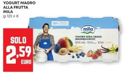 Pam Yogurt magro alla frutta MILA offerta