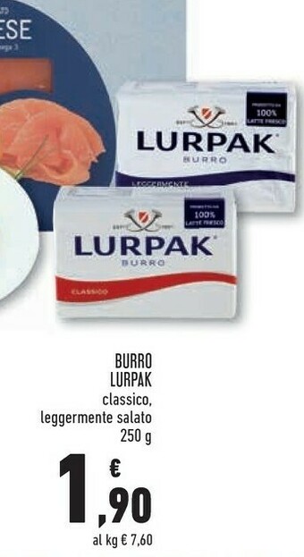 Conad Superstore Burro leggermente salato 250 g(ml) offerta