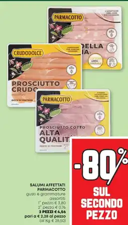 Pam Salumi affettati PARMACOTTO offerta