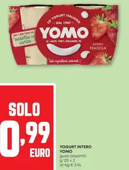 Pam Yogurt intero YOMO offerta