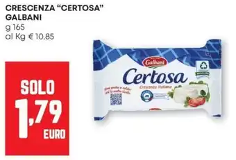 Pam Crescenza "certosa" GALBANI offerta