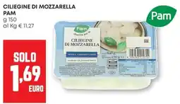 Pam Ciliegine di mozzarella PAM offerta