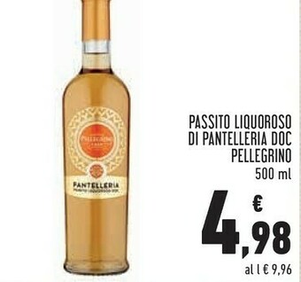Conad Superstore Pellegrino passito liquoroso di pantelleria doc offerta