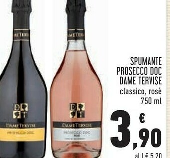 Dame tervise spumante prosecco doc classico