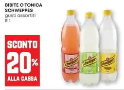 Pam Bibite o tonica SCHWEPPES offerta