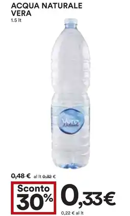 Coop Superstore Acqua naturale VERA offerta