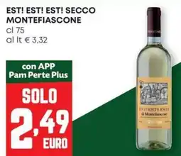 Est! est! est! secco MONTEFIASCONE
