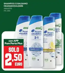 Pam Shampoo o balsamo HEAD&SHOULDERS offerta