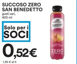 Coop Superstore Succoso zero SAN BENEDETTO offerta