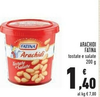 Conad Superstore Arachidi tostate e salate 200 g(ml) offerta