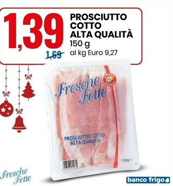 Eurospin Prosciutto cotto offerta