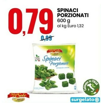 Eurospin Spinaci offerta