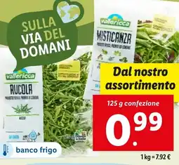 Lidl vallericca rucola-misticanza offerta