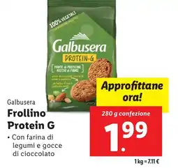 Lidl Galbusera Frollino Protein G offerta