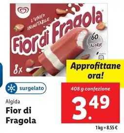 Lidl Algida Fior di Fragola offerta