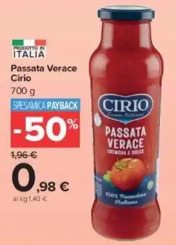 Carrefour Market Passata Verace Cirio offerta