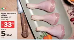 Carrefour Market Fusi e Sovracosce di Pollo Amadori 10+ offerta