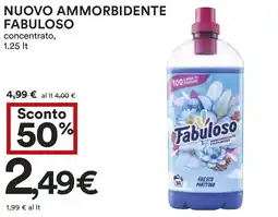 Coop Superstore Nuovo ammorbidente FABULOSO offerta