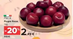 Carrefour Market Prugne Rosse offerta