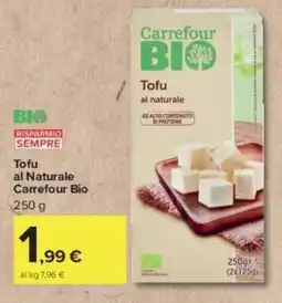 Carrefour Market Tofu al Naturale Carrefour Bio offerta