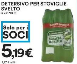 Coop Superstore Detersivo per stoviglie SVELTO offerta