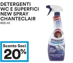 Coop Superstore Detergenti wc e superfici new spray CHANTECLAIR offerta