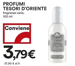 Coop Superstore Profumi tesori D'ORIENTE offerta