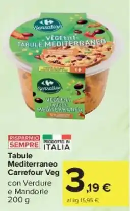 Carrefour Market Tabule Mediterraneo Carrefour Veg offerta