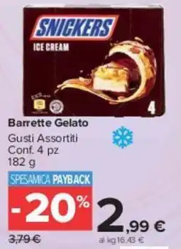 Carrefour Market Barrette Gelato Gusti Assortiti offerta