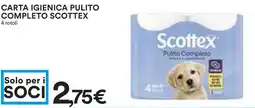Coop Superstore Carta igienica pulito completo SCOTTEX offerta
