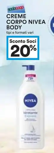 Coop Superstore Creme corpo NIVEA BODY offerta