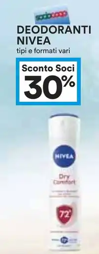 Coop Superstore Deodoranti NIVEA offerta