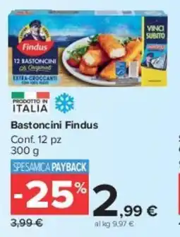 Carrefour Market Bastoncini Findus offerta