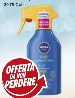 Coop Superstore Linea protezione solare NIVEA sun offerta