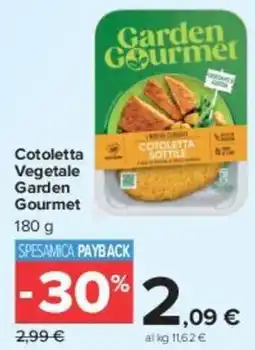 Carrefour Market Cotoletta Vegetale Garden Gourmet offerta