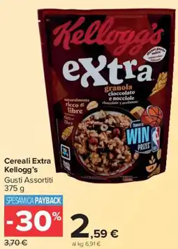 Carrefour Market Cereali Extra Kellogg's offerta