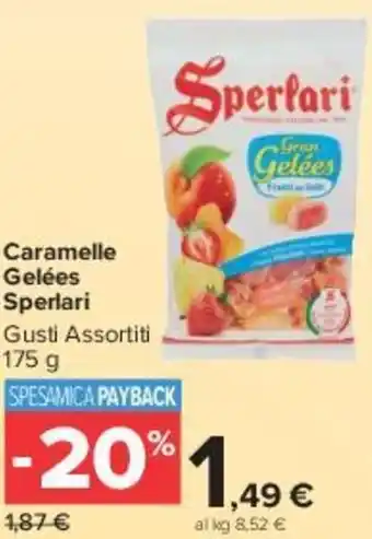 Carrefour Market Caramelle Gelées Sperlari offerta