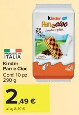 Carrefour Market Kinder Pan e Cioc offerta
