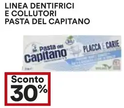Coop Superstore Linea dentifrici e collutori PASTA DEL CAPITANO offerta