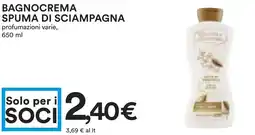 Coop Superstore Bagnocrema SPUMA DI SCIAMPAGNA offerta