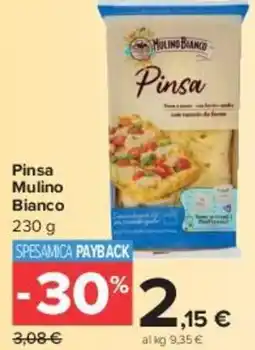 Carrefour Market Pinsa Mulino Bianco offerta