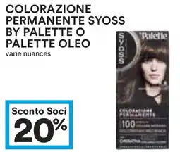 Coop Superstore Colorazione perma palette oleo offerta