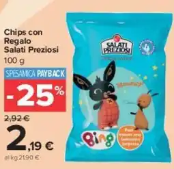 Carrefour Market Chips con Regalo Salati Preziosi offerta