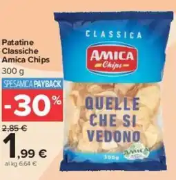 Carrefour Market Patatine Classiche Amica Chips offerta