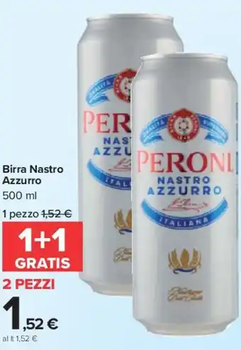 Carrefour Market Birra Nastro Azzurro offerta