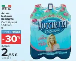 Carrefour Market Acqua Naturale Rocchetta offerta
