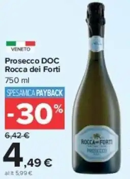 Carrefour Market Prosecco DOC Rocca dei Forti offerta