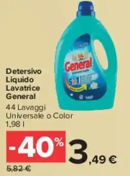 Carrefour Market Detersivo Liquido Lavatrice General offerta