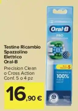 Carrefour Market Testine Ricambio Spazzolino Elettrico Oral-B offerta